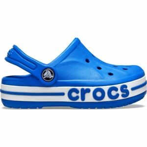 Crocs BAYABAND CLOG K Dětské pantofle, Modrá, velikost C12