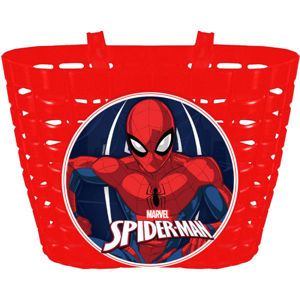 Disney SPIDERMAN Plastový košík na řidítka, červená, velikost