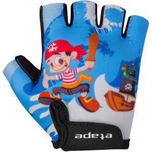 Etape REX modrá 3-4 - Dětské cyklistické rukavice