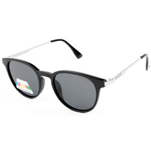 Finmark F2108 Polarizační sluneční brýle, Černá,Stříbrná, velikost
