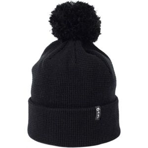 Finmark WINTER HAT Zimní pletená čepice, černá, veľkosť UNI
