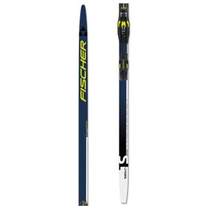 Fischer TWIN SKIN PERFORMANCE STIFF SET + BDG CONTROL STEP Běžecké lyže s podporou stoupání, tmavě modrá, veľkosť 182