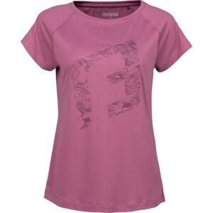 Fitforce HASLEY Dámské fitness triko, růžová, veľkosť L