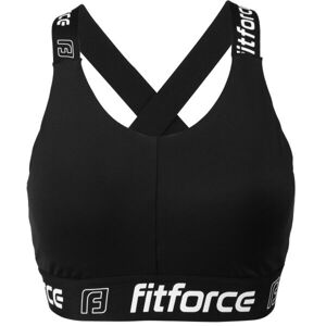 Fitforce NEMEE Dámská fitness podprsenka, černá, veľkosť L