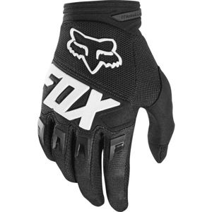 Fox DIRTPAW JR černá M - Dětské cyklo rukavice