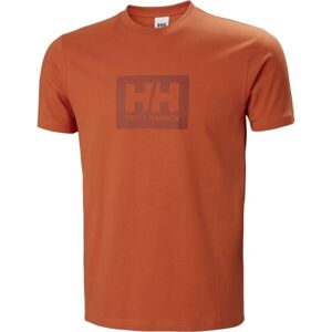 Helly Hansen HH BOX TEE Pánské triko, oranžová, velikost 2XL