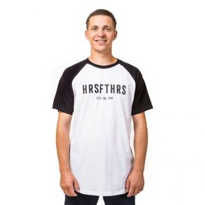 Horsefeathers HRSFTHRS T-SHIRT Pánské tričko, Bílá,Černá, velikost