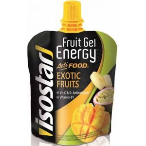 Isostar GEL ACTIFOOD 90 G EXOTICKÉ OVOCE Energetický gel s kousky ovoce, , velikost 90 G