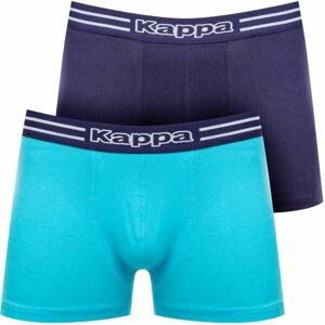 Kappa LOGO ZENA Pánské boxerky, Tmavě modrá,Světle modrá, velikost XL