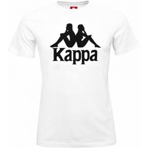 Kappa AUTHETIC ESTESSI SLIM Pánské triko, Bílá,Černá, velikost