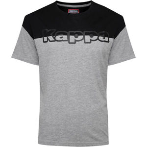 Kappa LOGO BACK Pánské triko, šedá, velikost L