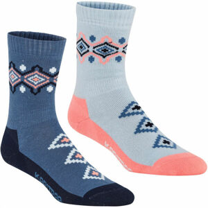 KARI TRAA INKA SOCK 2PK Dámské funkční ponožky, světle modrá, velikost 39-41