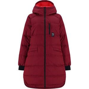 KARI TRAA RONGVE Dámský péřový kabát, červená, veľkosť XL