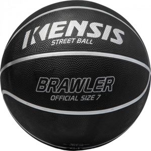 Kensis BRAWLER7 Basketbalový míč, černá, velikost 7