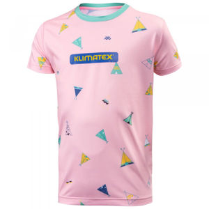 Klimatex ELILO Dětské triko, Růžová,Tyrkysová,Žlutá, velikost