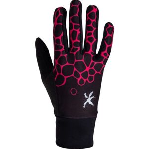 Klimatex LUMI černá L - Dámské strečová prstové rukavice