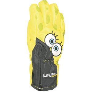 Level LUCKY žlutá 4 - Voděodolné celozateplené rukavice