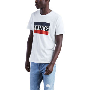 Levi's SPORTSWEAR LOGO GRAPHIC Pánské tričko, bílá, velikost S