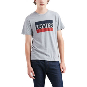 Levi's SPORTSWEAR LOGO GRAPHIC Pánské tričko, šedá, veľkosť XL