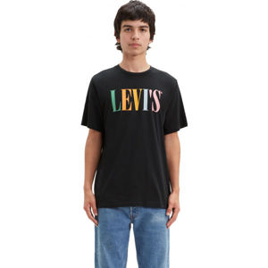 Levi's RELAXED GRAPHIC TEE 90'S černá XL - Pánské tričko
