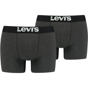 Levi's MEN SOLID BASIC BOXER 2P  XL - Pánské boxerky