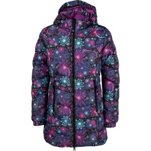 Lewro HALKA růžová 116-122 - Dívčí prošívaný kabát