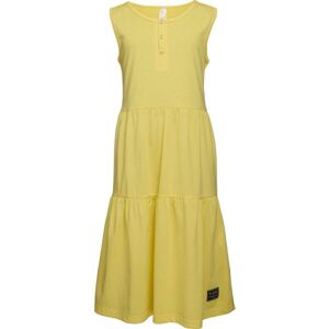Lewro LUSA Dívčí šaty, žlutá, velikost 140/146