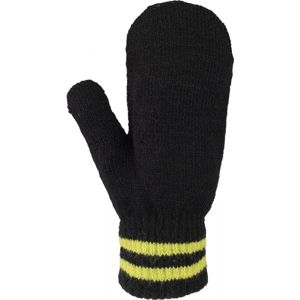 Lewro NDIDI Dětské pletené rukavice, černá, velikost UNI