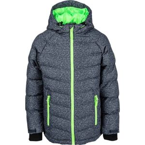 Lewro NIKA zelená 128-134 - Dětská zimní lyžařská bunda