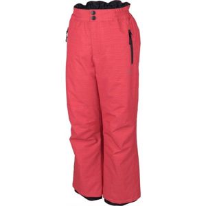 Lewro NUR růžová 116-122 - Dětské lyžařské kalhoty