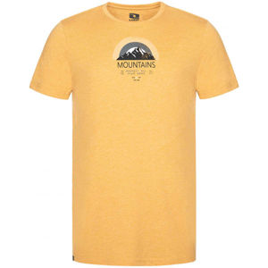 Loap BEMOL Pánské triko, Žlutá,Černá, velikost XL