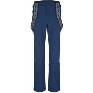 Loap LEMAR Pánské zimní softshellové kalhoty, tmavě modrá, velikost XXL