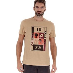 Lotto TEE SUPRA VII Pánské tričko, béžová, velikost XXL