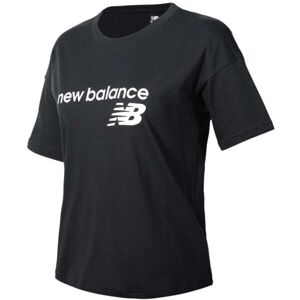 New Balance WT03805BK Dámské triko, černá, velikost