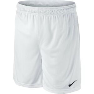 Nike PARK KNIT SHORT YOUTH Dětské fotbalové trenky, bílá, veľkosť XS