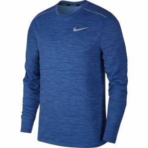 Nike PACER TOP CREW modrá M - Pánské běžecké triko