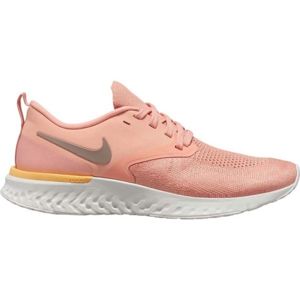 Nike ODYSSEY REACT 2 FLYKNIT W Dámská běžecká obuv, Růžová,Šedá,Bílá, velikost 37.5