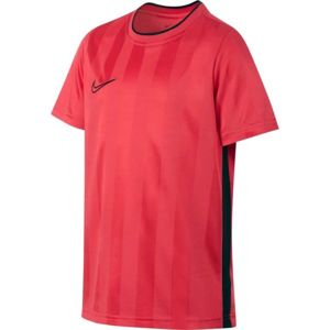 Nike ACDMY TOP SS GX2 Chlapecké fotbalové triko, Červená,Černá, velikost L