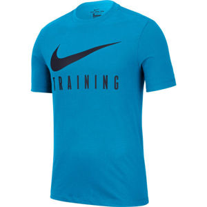 Nike DRY TEE NIKE TRAIN M Pánské tričko, Modrá, velikost