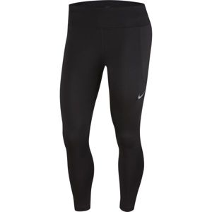 Nike FAST CROP W černá L - Dámské běžecké legíny