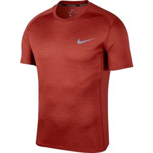 Nike MILER TOP SS červená XL - Pánské běžecké triko