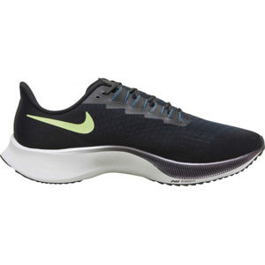 Nike AIR ZOOM PEGASUS 37 Pánská běžecká obuv, Tmavě modrá,Černá,Světle zelená,Bílá, velikost 41