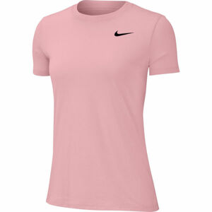 Nike DRI-FIT LEGEND Dámské tréninkové tričko, Růžová,Černá, velikost