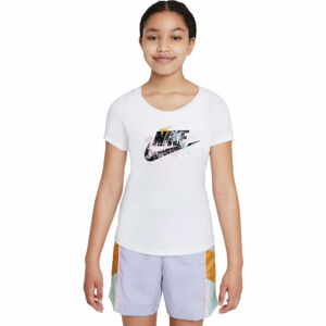 Nike SPORTSWEAR Dívčí tričko, bílá, velikost L