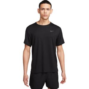 Nike NK DF UV MILER SS Pánské tréninkové tričko, červená, velikost M