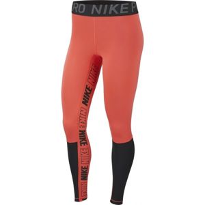 Nike NP SPRT DSTRT TGHT oranžová M - Dámské legíny
