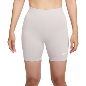 Nike SPORTSWEAR CLASSIC Dámské elastické šortky, béžová, velikost