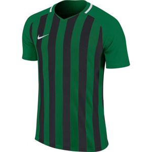 Nike STRIPED DIVISION III JSY SS Pánský fotbalový dres, zelená, velikost XXL