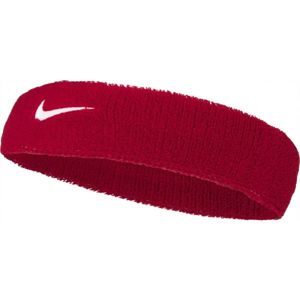 Nike SWOOSH HEADBAND Čelenka, Červená,Bílá, velikost
