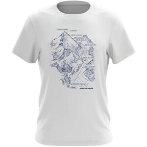 Northfinder BURTON Pánské tričko, bílá, velikost XXL
